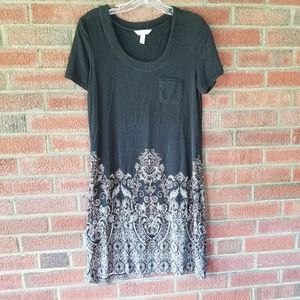 Soma Women's Black Short Sleeve Dress, Size XS